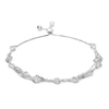 Thumbnail Image 0 of Cubic Zirconia Multi-Strand Bolo Bracelet in Solid Sterling Silver - 9"