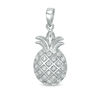 Thumbnail Image 0 of Cubic Zirconia Pineapple Necklace Charm in Sterling Silver