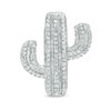 Thumbnail Image 0 of Cubic Zirconia Cactus Necklace Charm in Sterling Silver