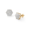 Thumbnail Image 0 of 1/6 CT. T.W. Composite Diamond Circle Stud Earrings in 10K Gold