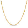 Thumbnail Image 0 of Made in Italy 050 Gauge Singapore Chain Necklace in 10K Gold - 18"