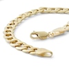 Thumbnail Image 1 of 10K Hollow Gold Curb Chain Bracelet Made in Italy - 8.5"
