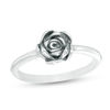 Thumbnail Image 0 of Oxidized Rose Ring in Sterling Silver - Size 7