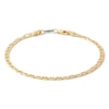 Thumbnail Image 0 of 080 Gauge Semi-Solid Mariner Chain Bracelet in 14K Gold Bonded Sterling Silver - 7.5"