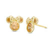 Thumbnail Image 0 of Child's Yellow Cubic Zirconia ©Disney Minnie Mouse Stud Earrings in 10K Gold