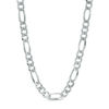 Thumbnail Image 0 of 180 Gauge Figaro Chain Necklace in Sterling Silver - 30"