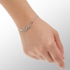Thumbnail Image 2 of Diamond Accent Lowercase "love" Bolo Bracelet in Sterling Silver - 9.5"