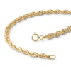 Thumbnail Image 1 of Made in Italy 060 Gauge Rope Chain Bracelet in 14K Hollow Gold - 8.5"