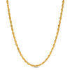 Thumbnail Image 0 of Made in Italy 060 Gauge Rope Chain Necklace in 14K Hollow Gold - 24"