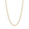 Thumbnail Image 0 of Made in Italy 075 Gauge Diamond-Cut Mariner Chain Necklace in 10K Hollow Gold - 20"