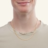 Thumbnail Image 3 of Made in Italy 075 Gauge Diamond-Cut Mariner Chain Necklace in 10K Hollow Gold - 20"