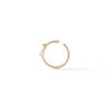 Thumbnail Image 1 of 14K Solid Gold CZ Marquise Solitaire Nose Ring - 20G 5/16"