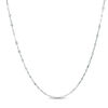 Thumbnail Image 0 of Made in Italy 040 Gauge Hammered Forzatina Chain Necklace in Solid Sterling Silver - 18"