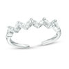 Thumbnail Image 0 of Marquise Cubic Zirconia Zig-Zag Adjustable Toe Ring in Sterling Silver