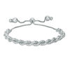 Thumbnail Image 0 of 100 Gauge Twisted Rope Chain Bolo Bracelet in Sterling Silver - 9.5"