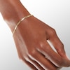 Thumbnail Image 2 of 060 Gauge Valentino Chain Bracelet in 10K Hollow Gold - 7.5"