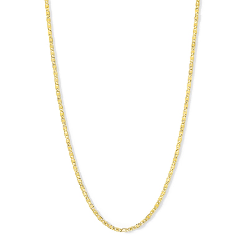 040 Gauge Diamond-Cut Valentino Chain Necklace in 14K Hollow Gold - 18"
