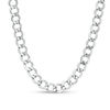 Thumbnail Image 0 of 140 Gauge Curb Chain Necklace in 10K White Gold - 26"