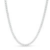 Thumbnail Image 0 of Made in Italy 080 Gauge Curb Chain Necklace in 10K Hollow White Gold - 20"