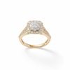 Thumbnail Image 0 of 1 CT. T.W. Composite Diamond Cushion Frame Engagement Ring in 10K Gold