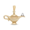 Thumbnail Image 0 of Cubic Zirconia Genie Lamp Necklace Charm in 10K Gold
