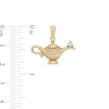 Thumbnail Image 1 of Cubic Zirconia Genie Lamp Necklace Charm in 10K Gold