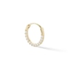 Thumbnail Image 0 of 10K Solid Gold CZ Hoop - 19G