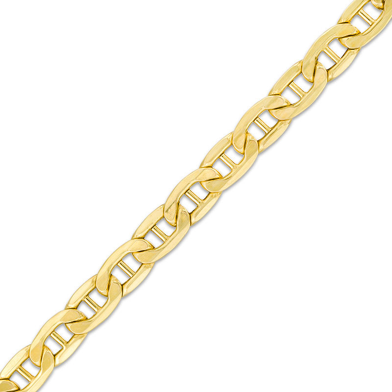 140 Gauge Mariner Chain Bracelet in 10K Gold - 8.5"