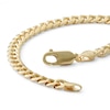 Thumbnail Image 1 of 10K Semi-Solid Gold Cuban Chain Bracelet Made in Italy - 7.5"