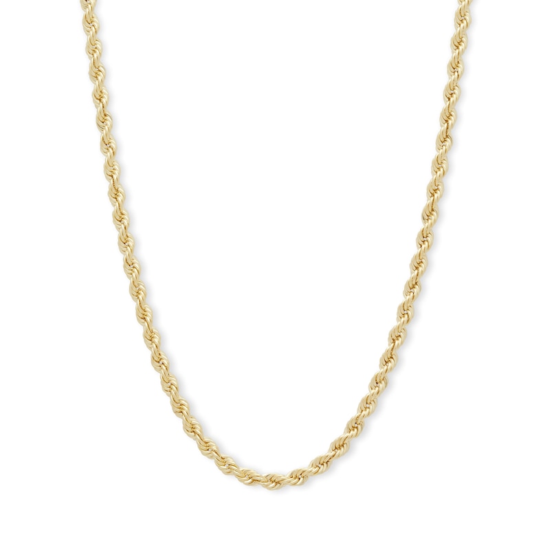 10K Hollow Gold Rope Chain - 18"