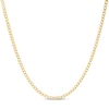 Thumbnail Image 0 of Child's 050 Gauge Curb Chain Necklace in 14K Hollow Gold - 15"