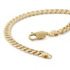 Thumbnail Image 1 of Made in Italy 5.2mm Curb Chain Bracelet in 10K Semi-Solid Gold - 8.5"