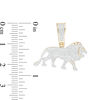 Thumbnail Image 1 of 1/3 CT. T.W. Composite Diamond Lion Necklace Charm in 10K Gold