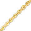 Thumbnail Image 0 of 036 Gauge Rope Chain Bracelet in 10K Gold - 9"