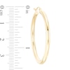 Thumbnail Image 1 of 40mm Hoop Earrings in 14K Tube Hollow Gold