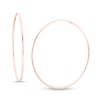 Thumbnail Image 0 of 14K Tube Hollow Rose Gold Continuous Hoop Earrings
