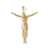 Thumbnail Image 0 of Crucifix Necklace Charm in 10K Gold