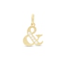 Thumbnail Image 0 of Cubic Zirconia "&" Symbol Necklace Charm in 10K Gold