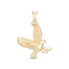 Thumbnail Image 0 of Landing Eagle Necklace Charm in 10K Stamp Hollow Gold