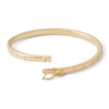 Thumbnail Image 1 of Made in Italy Heart Bangle in 10K Gold Tube - 5"
