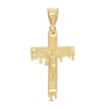 Thumbnail Image 0 of Dripping Crucifix Necklace Charm in 10K Gold