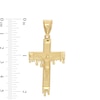 Thumbnail Image 1 of Dripping Crucifix Necklace Charm in 10K Gold