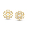 Thumbnail Image 0 of Child's Cubic Zirconia Flower Stud Earrings in 10K Gold