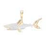 Thumbnail Image 0 of 1/3 CT. T.W. Diamond Shark Necklace Charm in 10K Gold