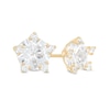 Thumbnail Image 0 of 5mm Cubic Zirconia Star Stud Earrings in 10K Gold