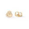 Thumbnail Image 1 of 1/20 CT. T.W. Diamond Cross Stud Earrings in 10K Gold