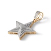 Thumbnail Image 1 of 1/3 CT. T.W. Composite Diamond Star Necklace Charm in 10K Gold
