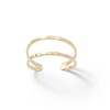 Thumbnail Image 0 of Double Row Hammered Midi/Toe Ring in 10K Gold Tube