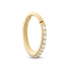 Thumbnail Image 0 of 10K Solid Gold CZ Lined Clicker Hoop - 20G