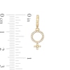 Thumbnail Image 1 of 1/20 CT. T.W. Diamond Female Symbol Necklace Charm in 10K Gold